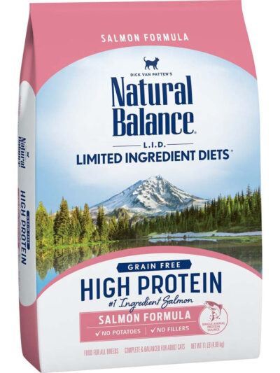 Natural Balance Pet Foods L.I.D. High Protein Dry Cat Food Salmon 1ea/11 lb