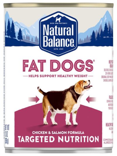 Natural Balance Pet Foods Original Ultra Fat Dogs Canned Dog Food Chicken & Salmon 13oz