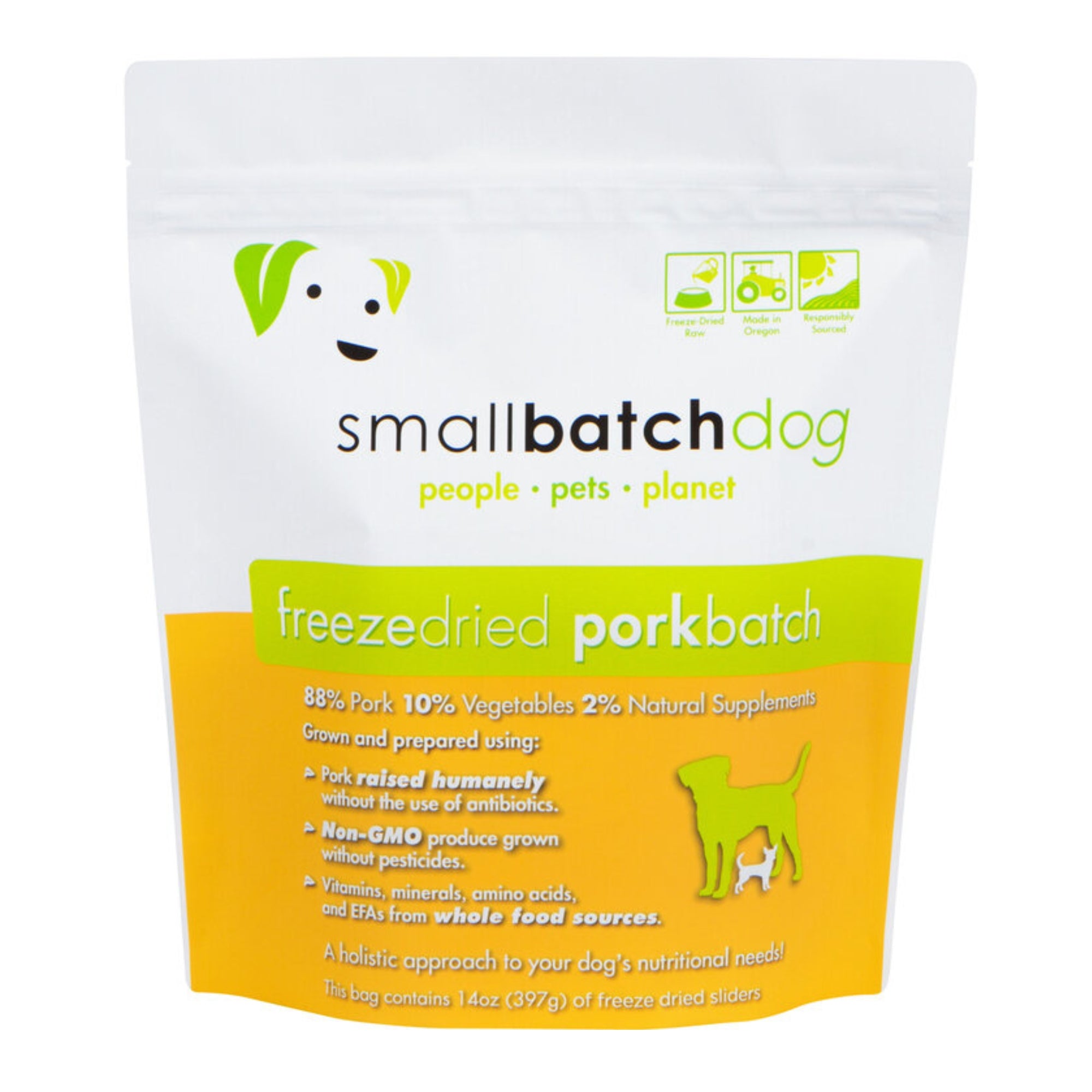 Small Batch Freeze Dried Pork Sliders - 14oz.