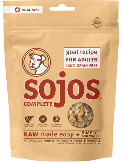 Sojos Dog Freeze Dried Cmplt Adlt Goat 4 oz.