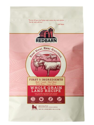 Redbarn Pet Products Whole Grain Dry Dog Food Land, 1ea/4 lb