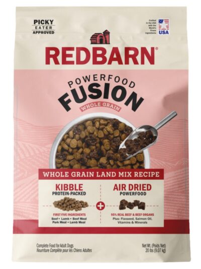 Redbarn Pet Products Powerfood Fusion Whole Grain Dry Dog Food Land Mix Beef, 1ea/20 lb