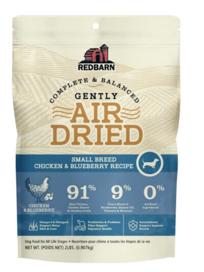 Redbarn Pet Products Air-Dried Small Breed Dog Food Chicken & Blueberry, 1ea/2 lb