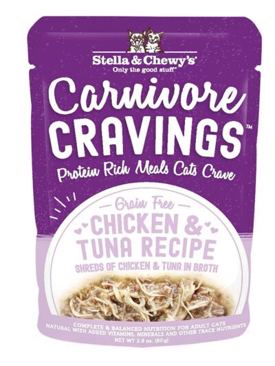 Stella and Chewys Carnivore Cravings Chicken and Tuna Recipe 2.8oz. (Case of 24)