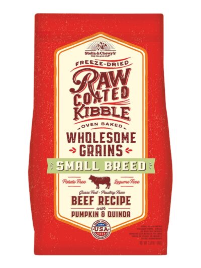 Stella & Chewy's Dog Raw Coated Small Breed Wholesome Beef 10Lb