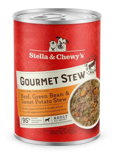 Stella And Chewys Dog Gourmet Stew Beef; Green Bean And Sweet Potato 12.5oz. (Case of 12)