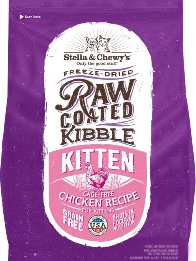 Stella and Chewys Cat Raw Coated Kitten Cage Free Chicken 2.5Lb**