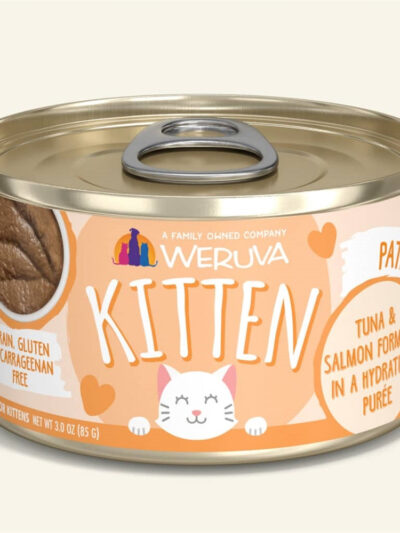 Weruva Kitten Tuna & Salmon Formula in a Hydrating Puree 3oz. (Case of 12)