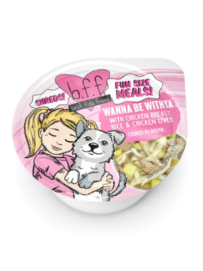 Bff Dog Wanna Be Withya Chicken Rice & Chicken Liver Cup 2.7oz. (Case of 12)