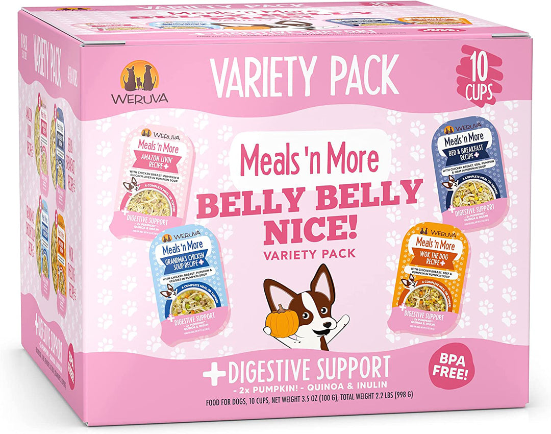 Weruva Dog Meals N More Belly Belly Nice Variety 3.5oz. (Case of 10)