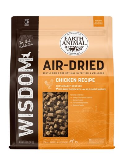 Earth Animal Dog Wisdom Air-Dried Chicken 2Lb