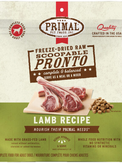 Primal Dog Freeze-Dried Pronto Lamb 7oz.