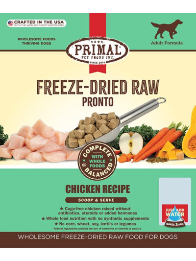 Primal Dog Freeze-Dried Pronto Chicken 25oz.