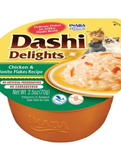 Inaba Dashi Delights Flakes In Broth Chicken/Bonito 2.5oz. (Case of 6)