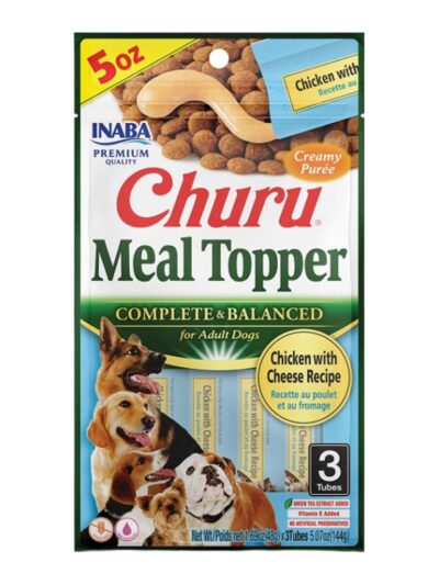 Inaba Churu Meal Topper D 5.07oz./6 Chicken Cheese