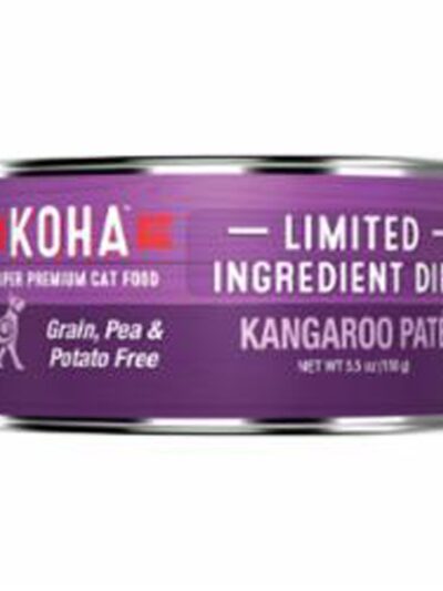 Koha Cat Limited Ingredient Pate Grain Free Kangaroo 5.5oz.(Case of 24)