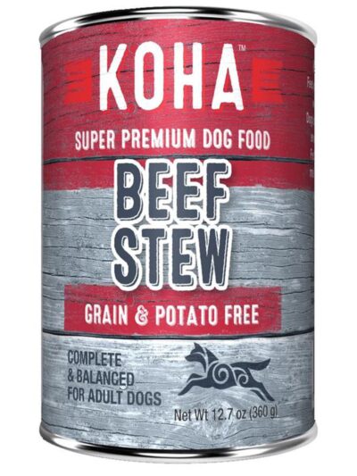 Koha Dog Grain Free Stew Beef 12.7oz. (Case of 12)