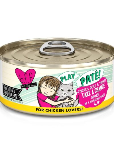 BFF Cat Play Chicken; Duck and Turkey Take a Chance Dinner 5.5oz. (Case of 8)