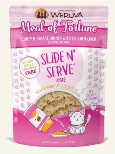 Weruva Cat Pates Meal of Fortune Chicken Breast Dinner With Chicken Liver 2.8oz. (Case of 12)