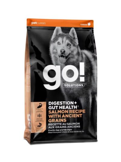Go! Dog Digestion + Gut Health Salmon Ancient Grain 12Lb