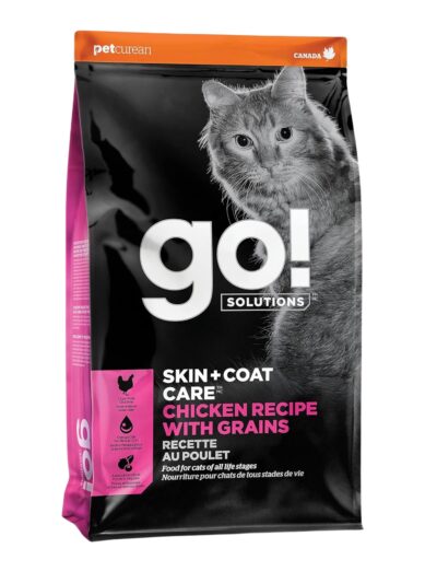 Go! Cat Skin & Coat Care Chicken With Grain 8Lb