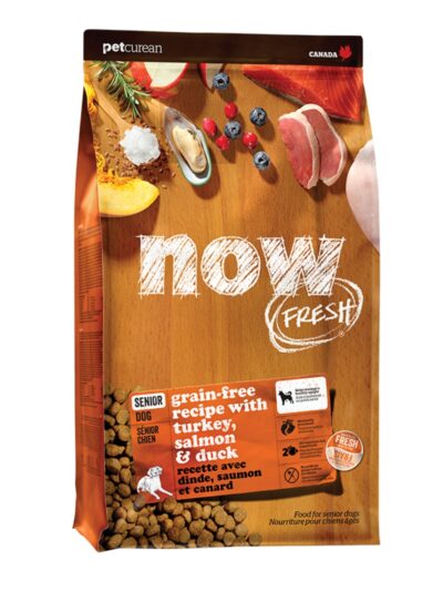 Now Fresh Dog Grain Free Senior Turkey 12Lb