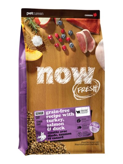 Now Fresh Cat Grain Free Senior Turkey 8Lb