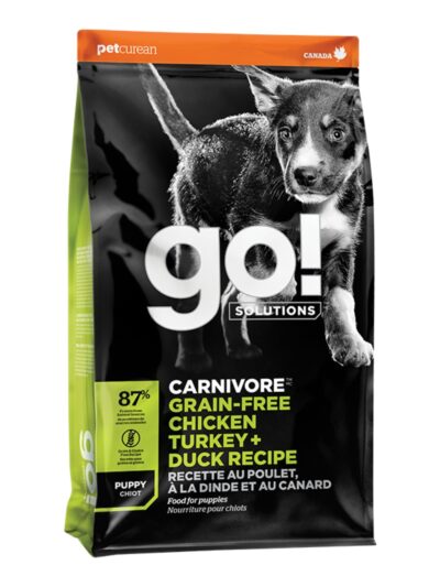 Go! Dog Carnivore Grain Free Puppy Chicken, Turkey & Duck 3.5Lb