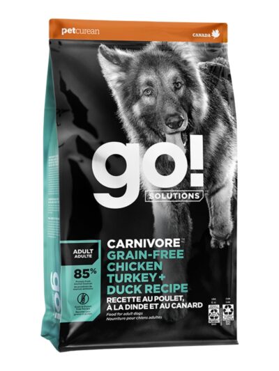 Go! Dog Carnivore Grain Free Adult Chicken, Turkey & Duck 3.5Lb