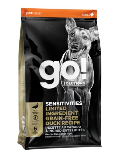 Go! Dog Sensitivities Limited Ingredient Grain Free Duck 22Lb