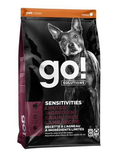 Go! Dog Sensitivities Limited Ingredient Grain Free Lamb 12Lb