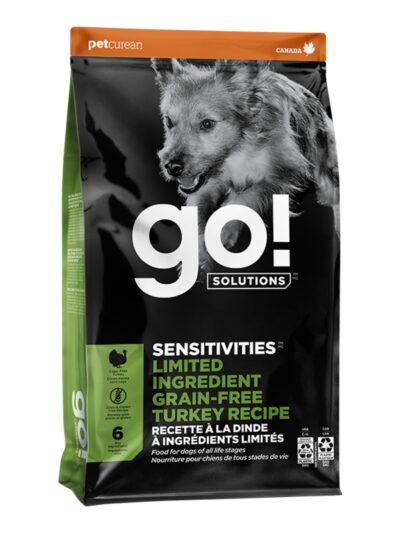 Go! Dog Sensitivities Limited Ingredient Grain Free Turkey 22Lb