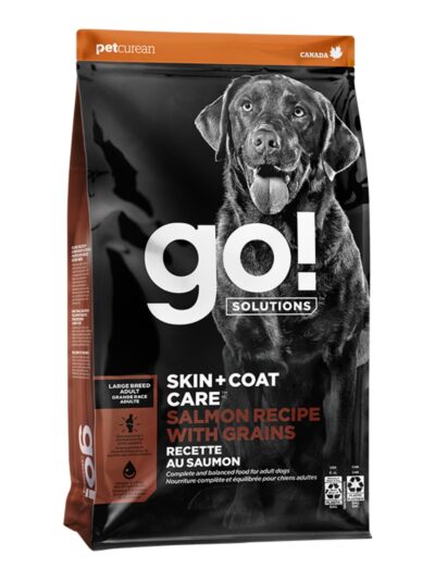 Go! Dog Skin & Coat Care Adult Large Breed Salmon With Grain 25Lb
