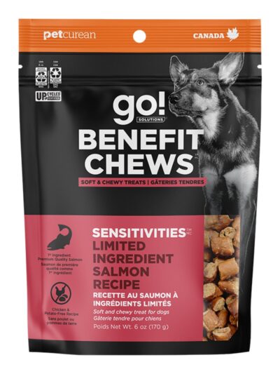 Go! Dog Benefit Chews Limited Ingredient Grain Free Salmon 6oz.