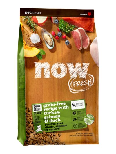Now Fresh Dog Grain Free Senior Small Breed Turkey 12Lb