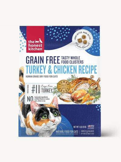 Honest Kitchen Cat Grain Free Dehydrated Turkey 2Lb