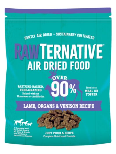 Grandma Mae's Country Naturals Rawternative Air Dried Dog Food Lamb, Organs  Venison, 1ea/5 lb