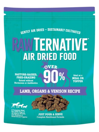 Grandma Mae's Country Naturals Rawternative Air Dried Dog Food Lamb, Organs & Venison 1lb