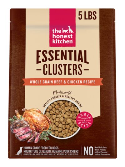 The Honest Kitchen Dog Essential Clusters Beef, Chicken & Oat 5lbs.