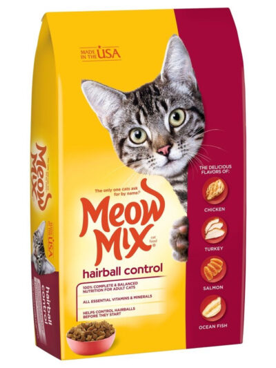 Meow-Mix Hairball Control Dry Cat Food Chicken, Turkey, Salmon & Ocean Fish 3.15lb