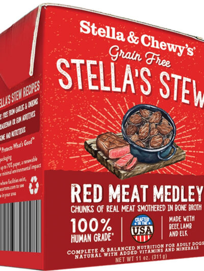 Stella and Chewys Dog Stew Red Meat Medley 11oz. (Case of 12)