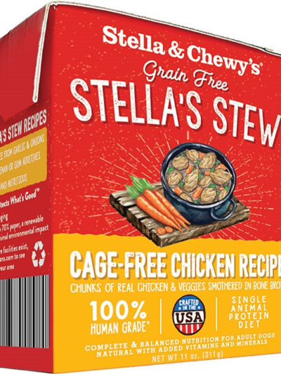 Stella and Chewys Dog Stew Cage Free Chicken 11oz. (Case of 12)