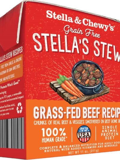 Stella and Chewys Dog Stew Grass Fed Beef 11oz. (Case of 12)