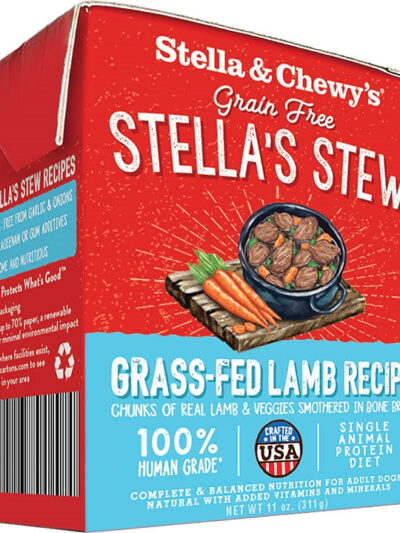 Stella and Chewys Dog Stew Grass Fed Lamb 11oz. (Case of 12)