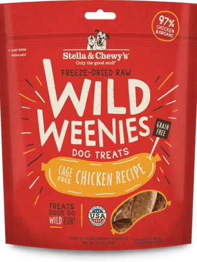 Stella And Chewys Dog Freeze Dried Weenie Chicken 3.25 oz.