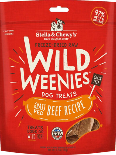 Stella and Chewys Dog Freeze Dried Weenie Beef 11.5 oz.