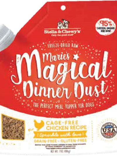 Stella And Chewys Dog Freeze-Dried Maries Magical Dinner Dust Chicken 7oz.