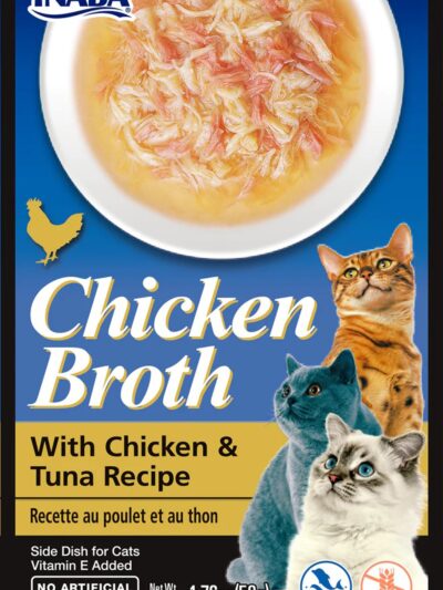 Inaba Cat Broth Chicken Tuna 1.76oz. (6 Count)