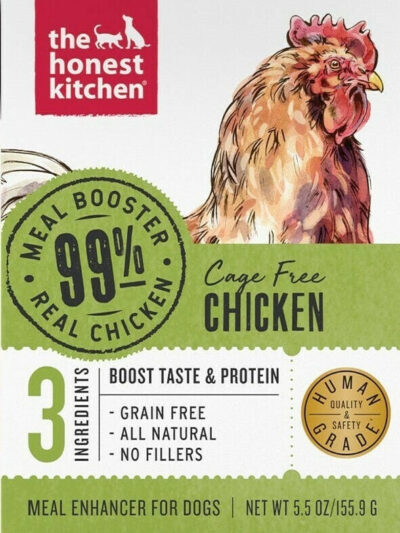 The Honest Kitchen Dog 99% Chicken Meal Booster Wet Dog Food 5.5oz. Carton (Case of 12)