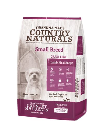 Grandma Mae's Country Naturals Grain Free L.I.D. Small Breed Dry Dog Food Lamb 4lb